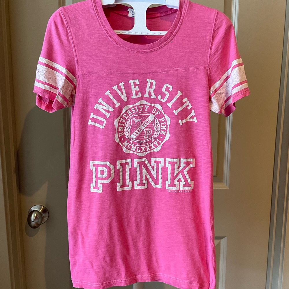 PINK Varsity Style Tee